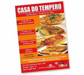 panfleto couche 120g 15X21cm frente