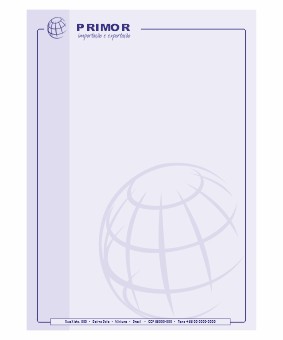 folha timbrada 21x30cm - 1cor - 1via
